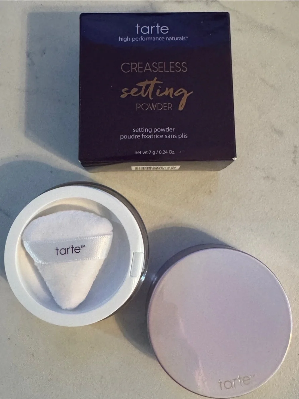 TARTE CREASELESS SETTING POWDER—FULL SIZE PINK